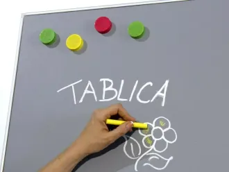Magnetic Chalkboard In Aluminium Frame In Any Size
