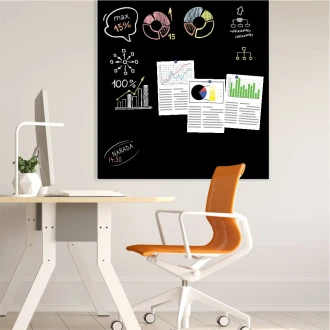 Magnetic Chalkboard In Aluminium Frame In Any Size