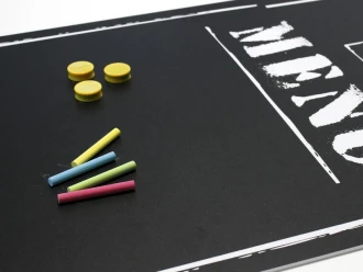 Magnetic chalkboard with personalized graphics in any size