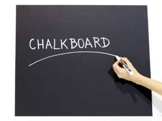 Chalkboard for chalk markers of any size