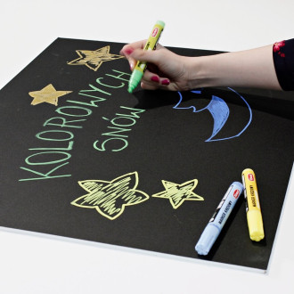 Chalkboard for chalk markers of any size