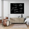 Chalkboard for chalk markers of any size