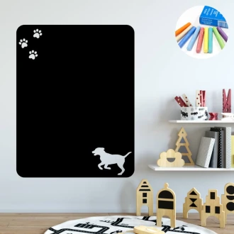 Chalkboard sticker puppy 325