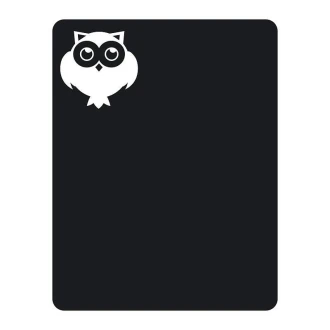 Chalkboard sticker owl 111