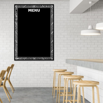 Chalk board with print, menu 083