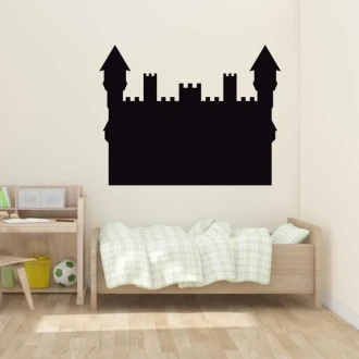 Chalkboard sticker castle 200