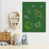 Green chalkboard in any size