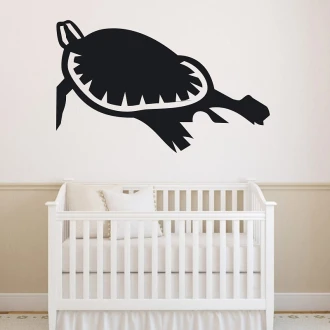Chalkboard sticker sea turtle 136