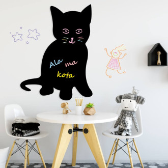 Magnetic Chalkboard Cat 193