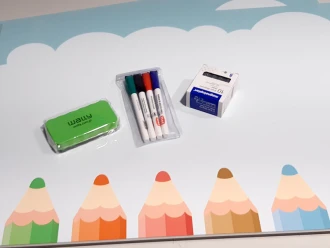 Magnetic Whiteboard For Childrens Crayons 303