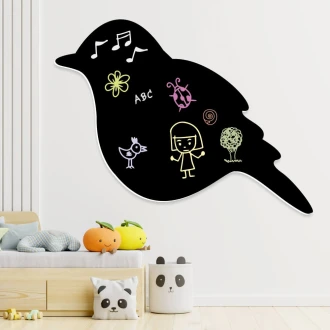 Magnetic Chalk Board For A Child'S Room Bird 229