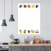 Magnetic Whiteboard For Kitchen Dry-Erase Vegetables And Fruits 300