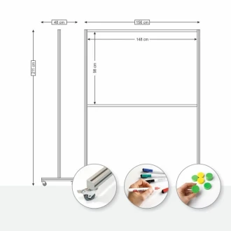 Drive Magnetic Whiteboard Different Colours