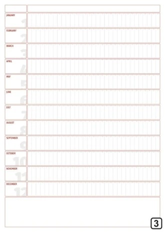 Magnetic Dry-Erase Calendar Board English Version 279