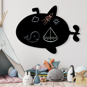 Magnetic chalk board for a child. Submarine 281