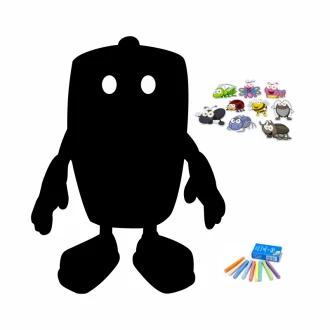 Magnetic Chalk Board For A Child Robot 404