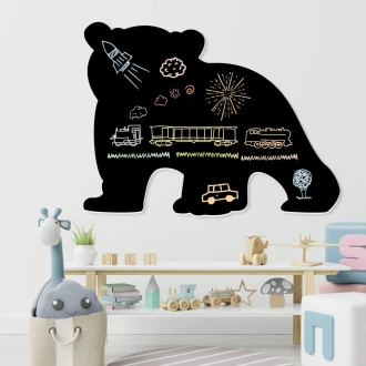 Magnetic Chalk Board For A Children'S Room Bear 401