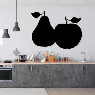 Magnetic Chalkboard Pear Apple 073