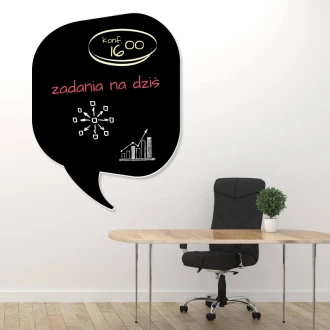 Magnetic Chalk Board For Notes Speech Bubble 166