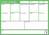 Magnetic Whiteboard Lean Canvas 098