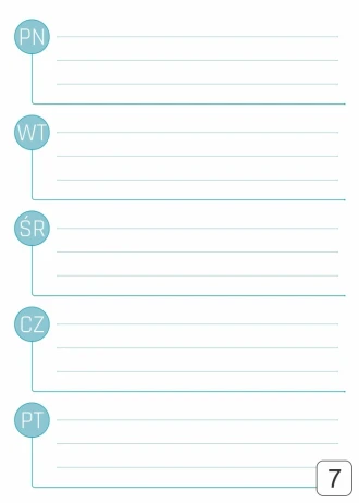 Magnetic Whiteboard planner Weekly 293