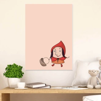 Dry Erase Magnetic Whiteboard For Children, Little Red Riding Hood 465