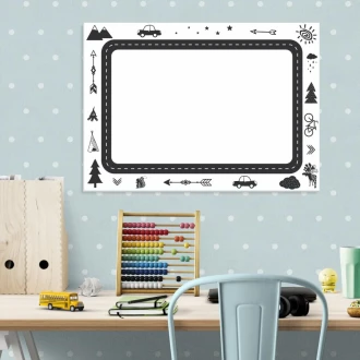 Dry Erase Magnetic Whiteboard For Childrens Road 486