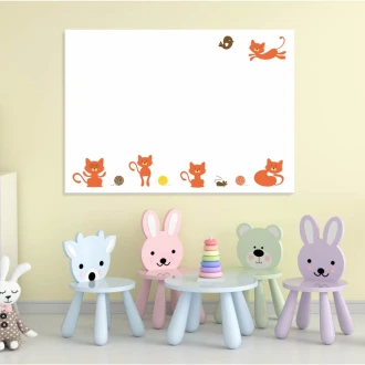 Whiteboard Magnetic Whiteboard For Children Cats 118