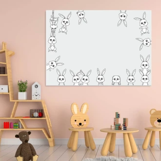 Dry Erase Magnetic Whiteboard For Childrens Rabbits 487