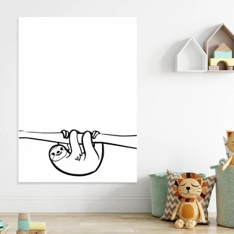 Dry Erase Magnetic Whiteboard For Children, Sloth 433