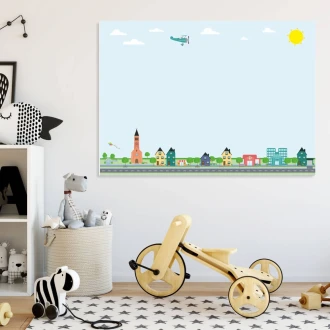Dry Erase Magnetic Whiteboard For Childrens City 495