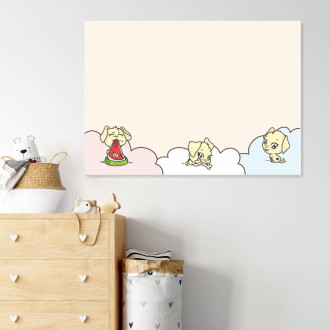 Dry Erase Magnetic Whiteboard For Childrens Dogs 527