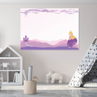 Dry Erase Magnetic Whiteboard For Childrens Princess Castle 502