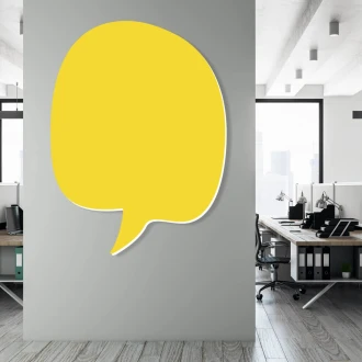 Dry-Erase Magnetic Whiteboard Speech Bubble For The Office 407