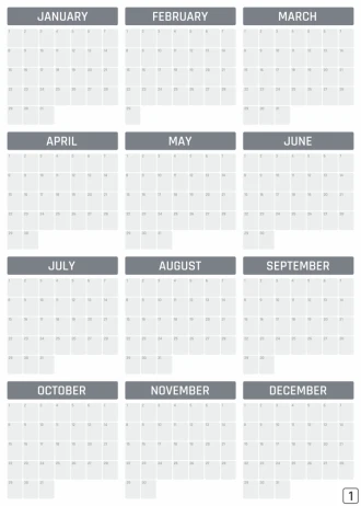 Dry Erase Magnetic Whiteboard Annual Calendar Universal English Version 376