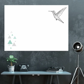 Dry-Erase Magnetic Whiteboard Humming-Bird 455