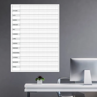 Magnetic Whiteboard Year Planner 011