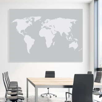 Magnetic Table Dry-Erase Map Of The World 334
