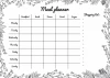 Dry-Erase Magnetic Whiteboard Meal Planner 476