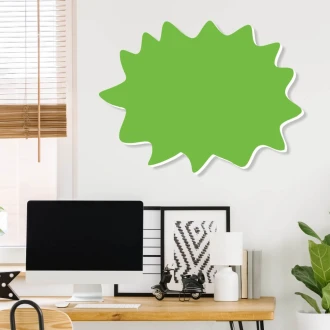 Dry-Erase Magnetic Whiteboard Speech Bubble On The Wall 367