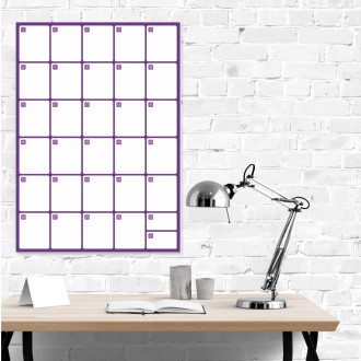Dry-Erase Magnetic Whiteboard Monthly Planner 373
