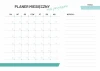 Dry-Erase Magnetic Whiteboard Weekly Planner 469