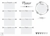 Dry-Erase Magnetic Whiteboard Weekly Planner 406