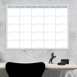 Dry-Erase Magnetic Whiteboard Weekly Planner 508