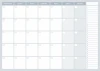 Dry-Erase Magnetic Whiteboard Weekly Planner 512