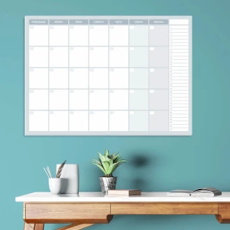 Dry-Erase Magnetic Whiteboard Weekly Planner 512