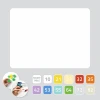 Dry-Erase Magnetic Whiteboard Rectangle With Rounded Corners 065