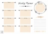 Dry-Erase Magnetic Whiteboard Weekly Planner 405