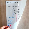 A4 Dry-Erase Board Self-Adhesive With Multiple Application Possibility