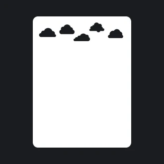 Clouds Dry-Erase Board 149
